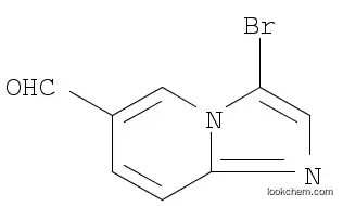 Molecular Structure of 1004550-20-2 (3-bromoimidazo[1,2-a]pyridine-6-carbaldehyde)